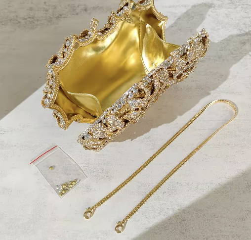 Crystal Evening Clutch Bags Women New Diamond Flower Purses And Handbags Wedding Party