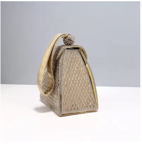 Luxury Evening Bags For Women New In High Quality Pyramid Shape Fashion Party Clutch Purse Free Shipping