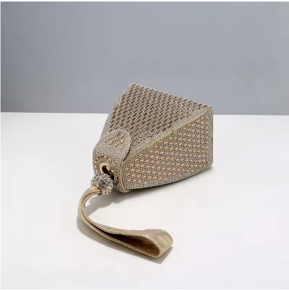 Luxury Evening Bags For Women New In High Quality Pyramid Shape Fashion Party Clutch Purse Free Shipping