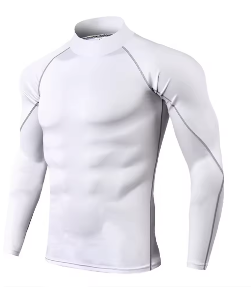 Men Sport T-shirt Quick Dry Bodybuilding Running Shirt Long Sleeve Top Gym T Shirt Men Fitness Tight Rashgard