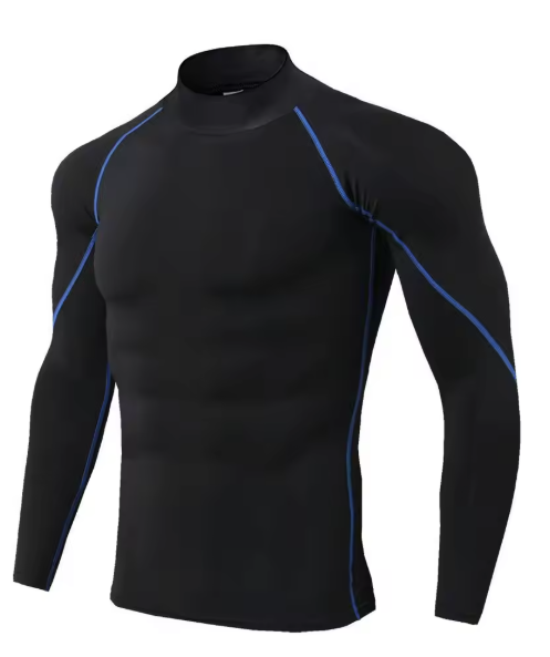 Men Sport T-shirt Quick Dry Bodybuilding Running Shirt Long Sleeve Top Gym T Shirt Men Fitness Tight Rashgard