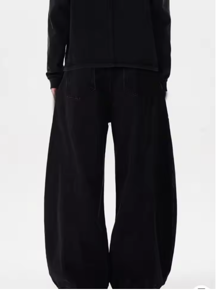 High Streets Men's Jeans American Baggy Wide Leg